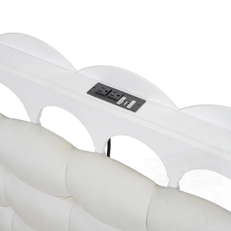 Lit plateforme de rangement en bois avec 2 grands tiroirs et lit gigogne