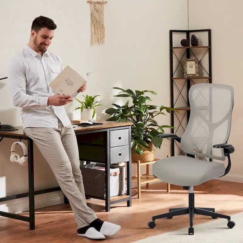 Chaise de bureau ergonomique avec support réglable