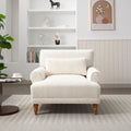 Fauteuil d'appoint moderne en velours de 96 cm avec support lombaire ergonomique