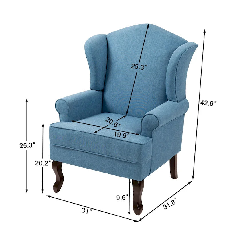 Fauteuil cabriolet d'appoint rembourré