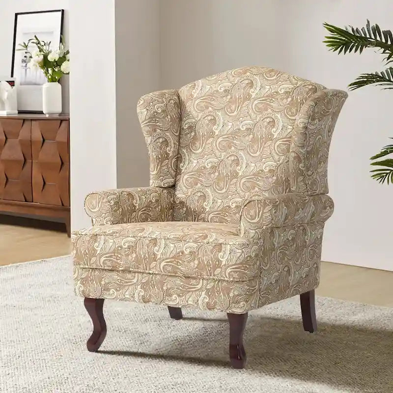 Fauteuil cabriolet d'appoint rembourré