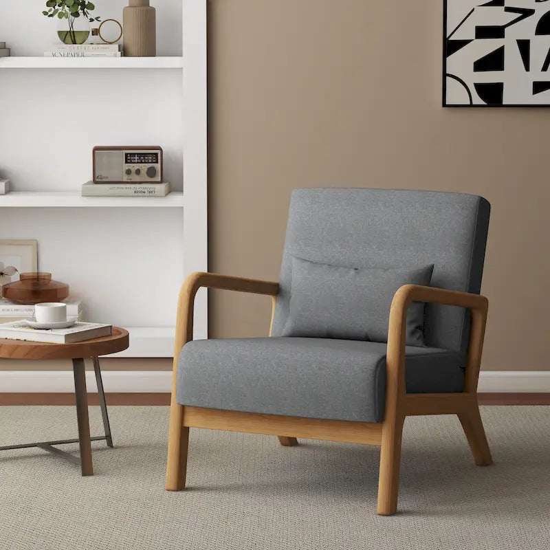 Fauteuil rembourré avec coussin - 25,8L x 28,7H x 32,3P