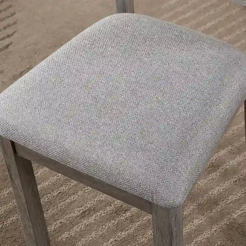 Chaise de salle à manger à dossier échelle gris campagnard