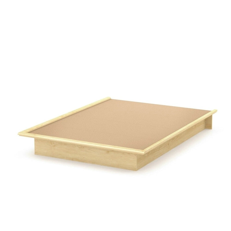 Lit plateforme double avec rangement dissimulé