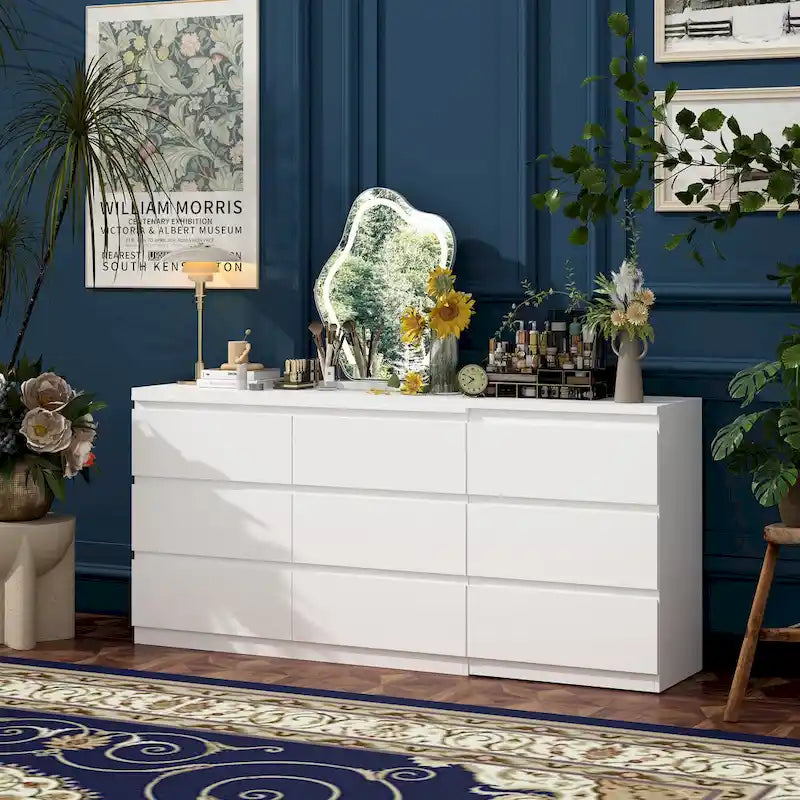 Meuble de rangement convertible extensible à 9 tiroirs