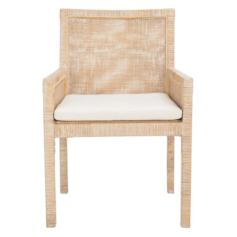 Fauteuil d'appoint côtier avec coussin - 57,9 cm L x 56,9 cm P x 87,9 cm H