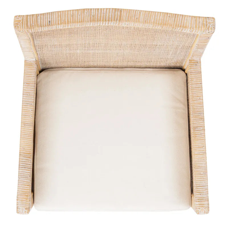 Fauteuil d'appoint côtier avec coussin - 57,9 cm L x 56,9 cm P x 87,9 cm H