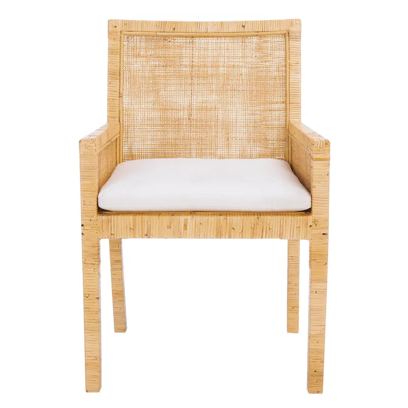 Fauteuil d'appoint côtier avec coussin - 57,9 cm L x 56,9 cm P x 87,9 cm H