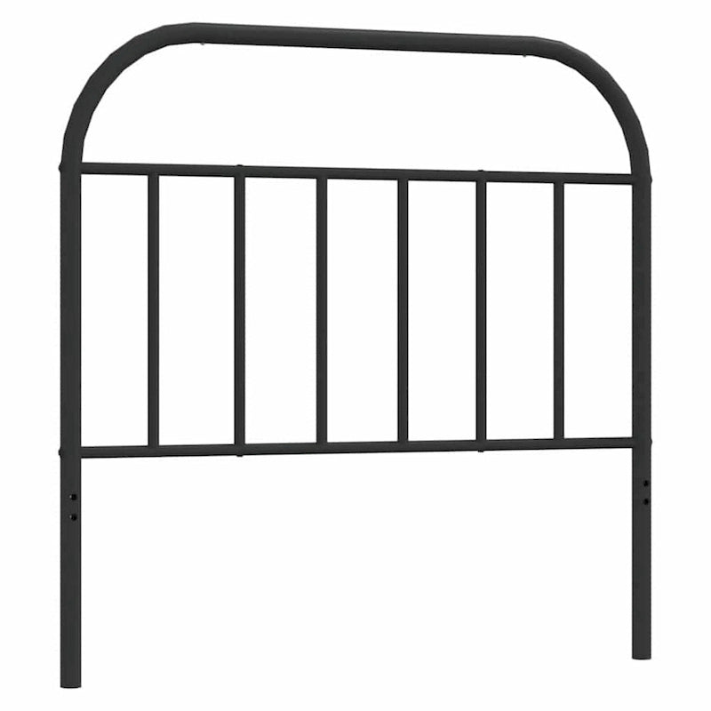Tête de lit métallique de 38,2 pouces, style rustique fermier