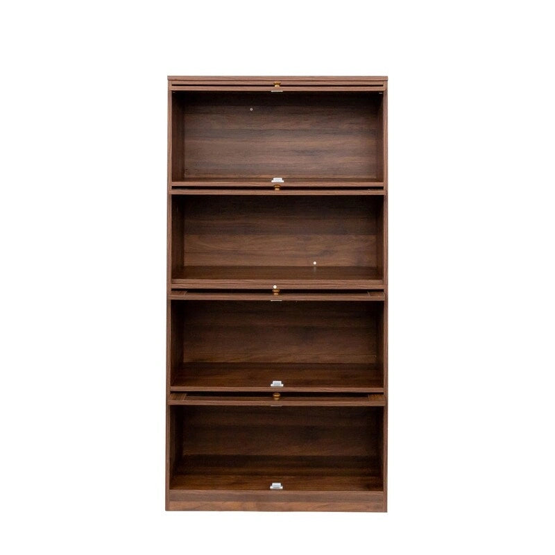Armoire de bureau moderne en verre avec porte vitrée