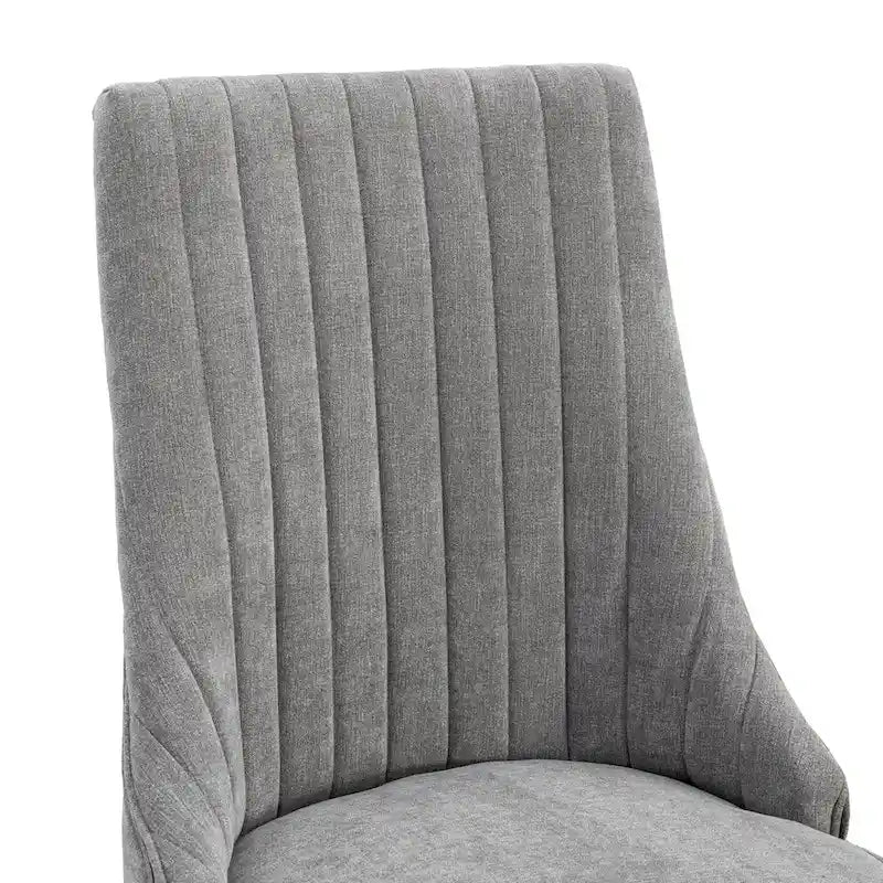 Chaise d'appoint de salle à manger rembourrée