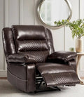 Fauteuil inclinable de massage en cuir respirant