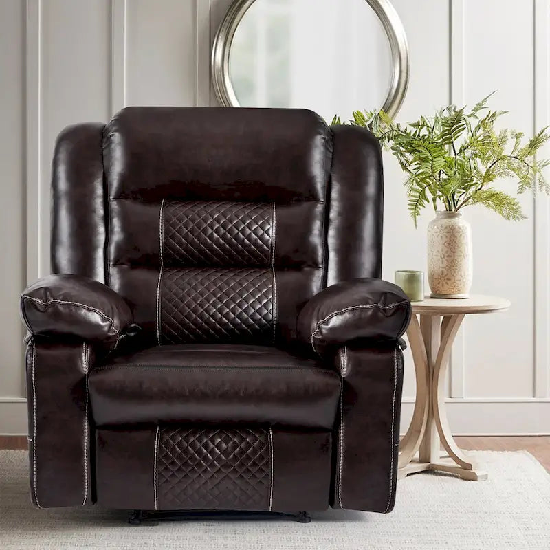 Fauteuil inclinable de massage en cuir respirant