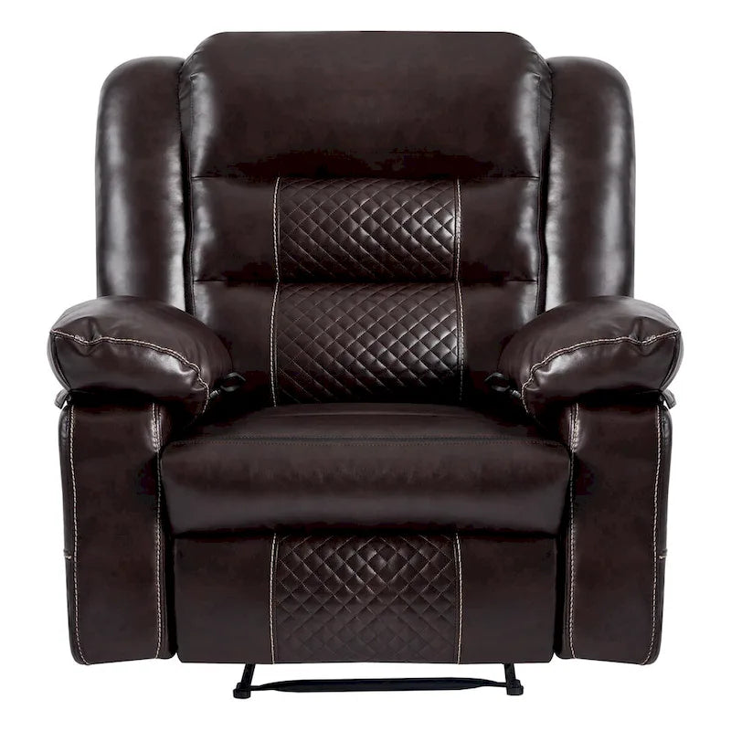 Fauteuil inclinable de massage en cuir respirant