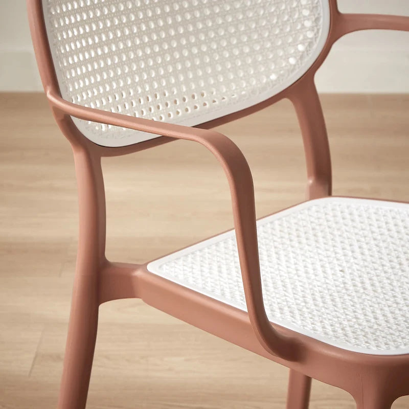 Chaise de salle à manger moderne empilable pour intérieur et extérieur