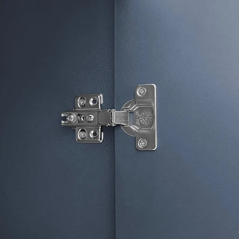 Meuble de rangement à motif ondulé avec 2 portes et 2 tiroirs
