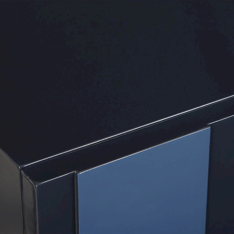 Meuble bas bleu brillant 2 portes – 34 H X 30 L X 16,125 P