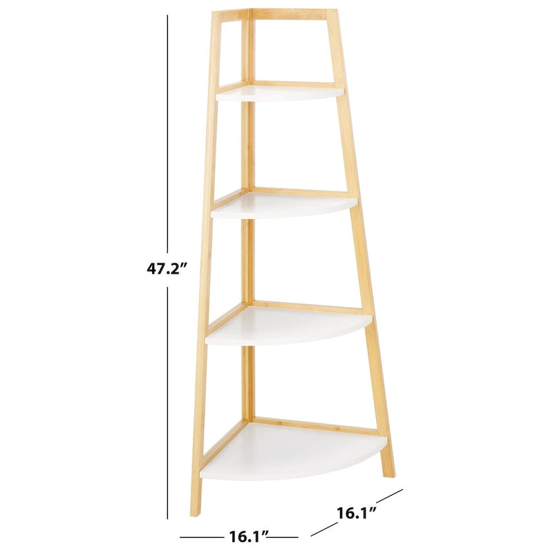 Étagère d'angle à 4 niveaux - 16L x 16P x 47H
